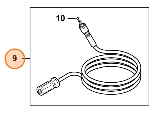 Wąż wysokociśnieniowy, Stihl 49505000800