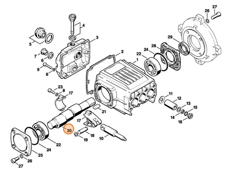 Wałek napędowy, Stihl 47167022110