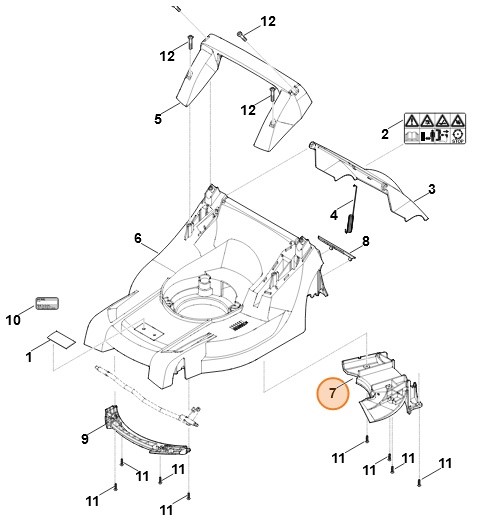 Pokrywa, Stihl 63387060700
