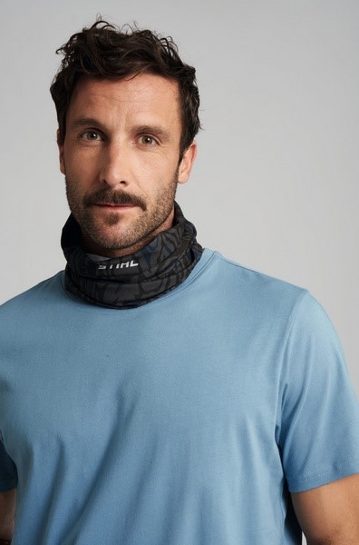 Szal komin BARK zielony/niebieski 04216000205