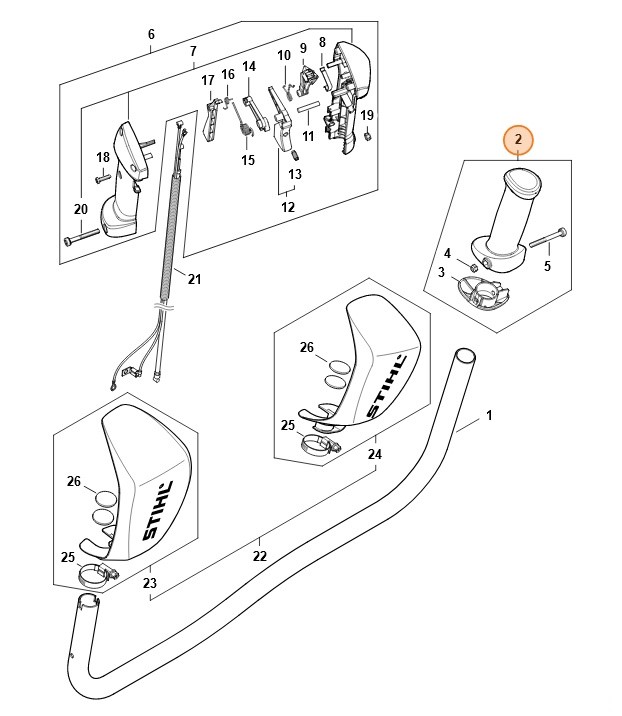 Rękojeść, Stihl 41477900300