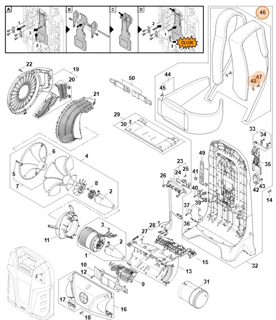 Pas nośny, Stihl BA037109000