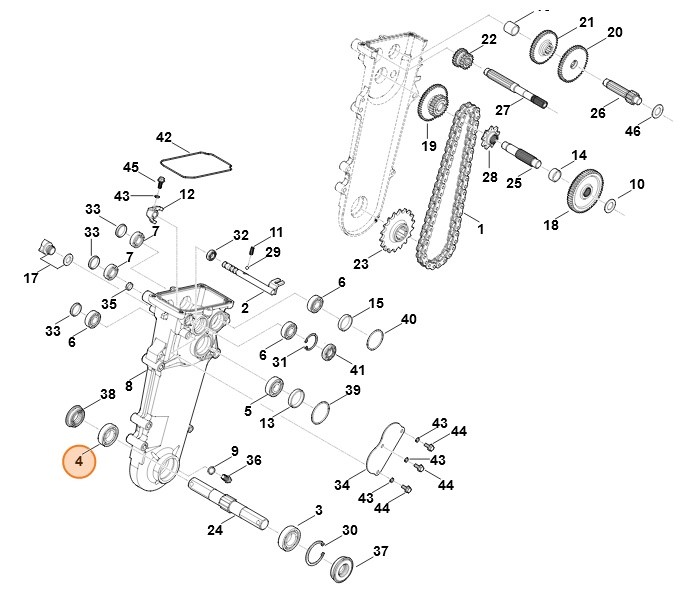 Łożysko kulkowe, Stihl 62506405101