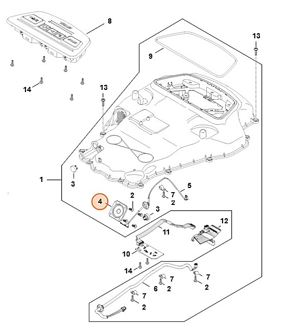 Głośnik, Stihl IA014010800