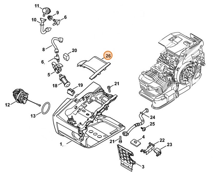 Osłona, Stihl 11453523001