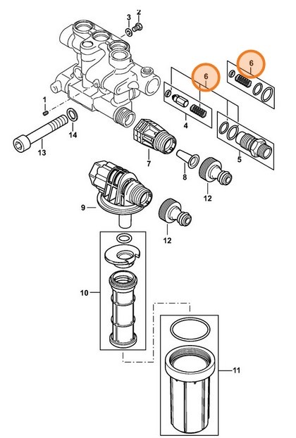 Zestaw uszczelek, Stihl 47880071006
