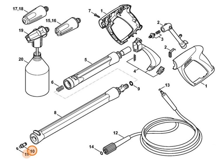 Dysza, Stihl 49155006347