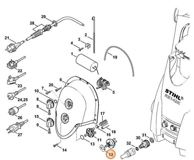 Kołnierz, Stihl 47434322500