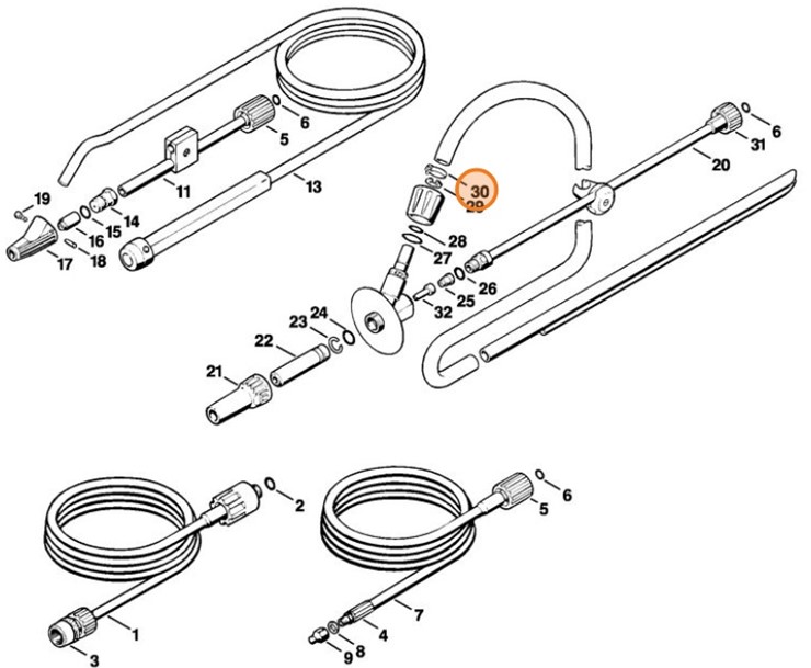 Taśma zaciskowa 16-25, Stihl 97710211500