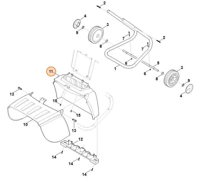 Przedłużenie kanału wyrzutowego, Stihl 60077060300