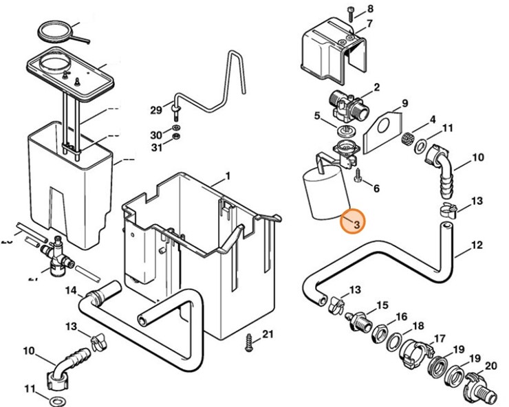 Pływak, Stihl 47367036000