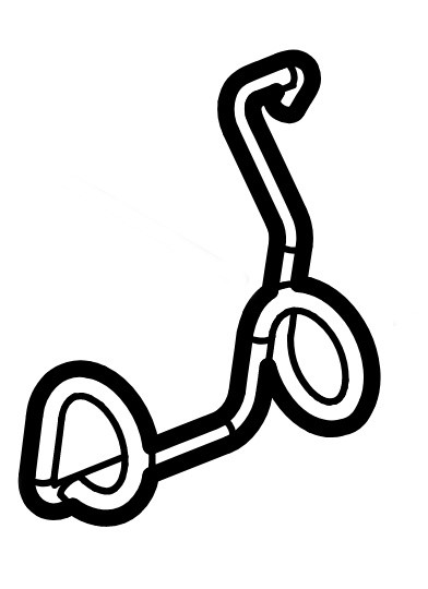 Sprężyna kątowa, str. prawa, Stihl 63787034905