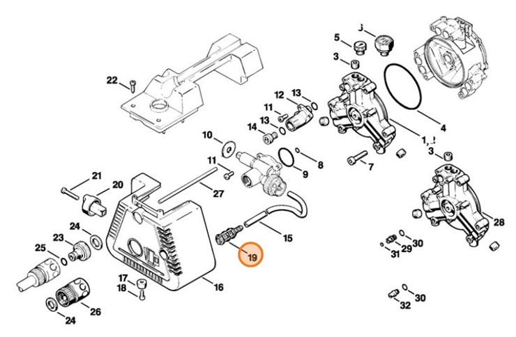 Głowica ssąca, Stihl 47127016600
