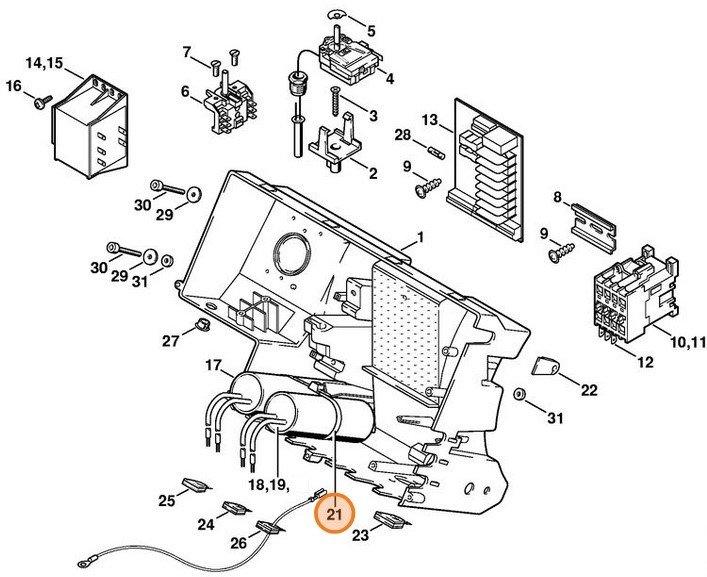 Wiązka kabli, Stihl 07510107056