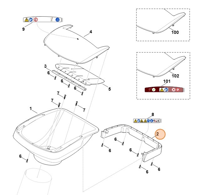 Uchwyt, Stihl 60127062201