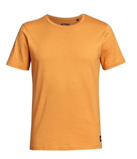 T-Shirt SUSTAINABLE LOGO MEN pomarańczowy, 04213004252, 04213004256, 04213004260, 04213004264