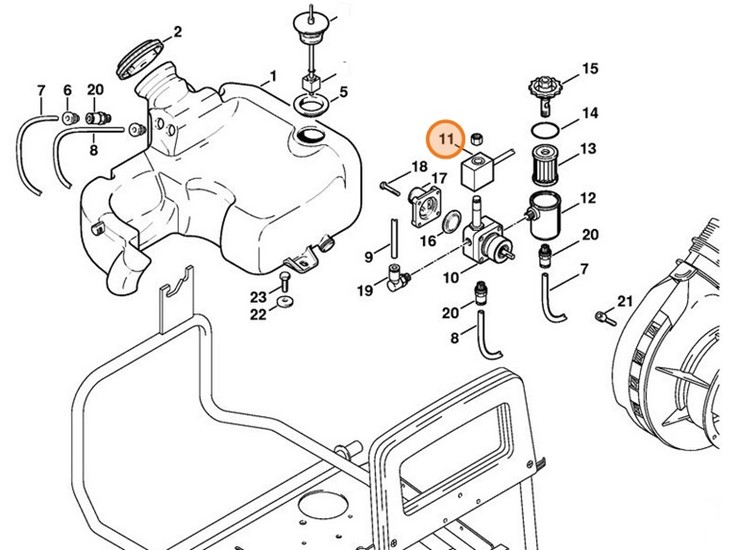 Cewka elektromagnetyczna, Stihl 47245201301