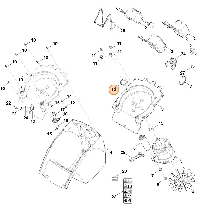 Pierścień uszczelniający, Stihl 00009925502