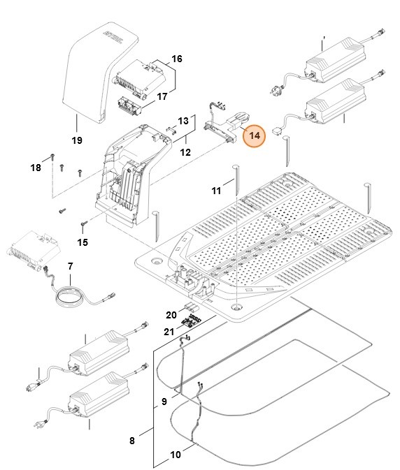 Mocowanie, Stihl IA014306802