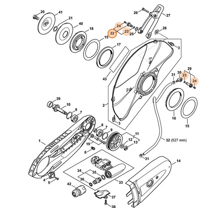 Śruba drążona, Stihl 00006700207