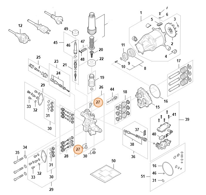 Zestaw śruba z łbem walcowym, Stihl RE010070900