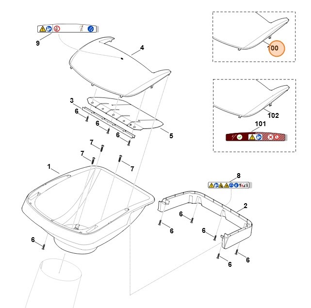 Pokrywa, Stihl 60127060701