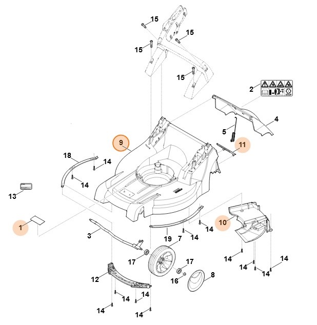 Obudowa, Stihl 63587008511