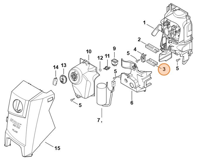 Listwa uszczelniająca, Stihl 49507990202