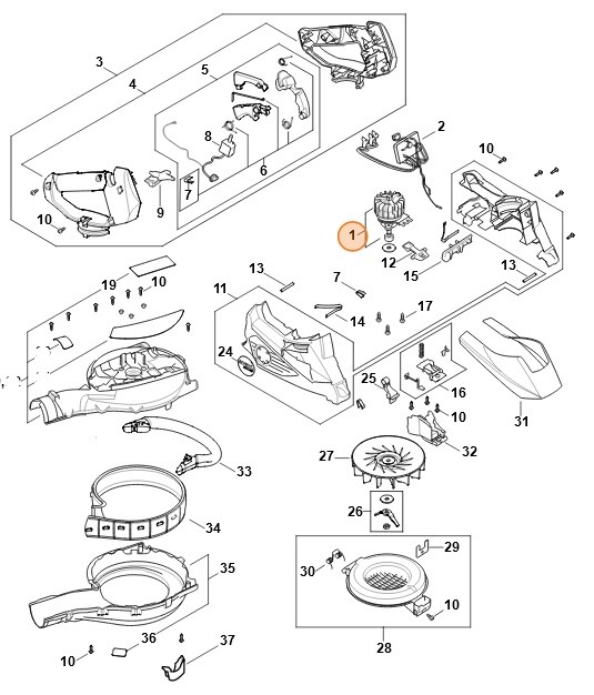 Silnik elektryczny, Stihl SA026000201