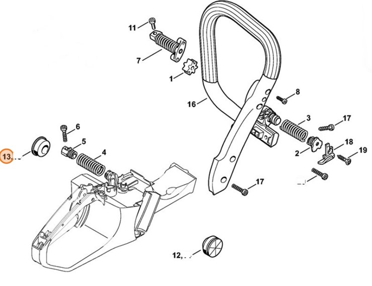 Amortyzator, Stihl 11387915902
