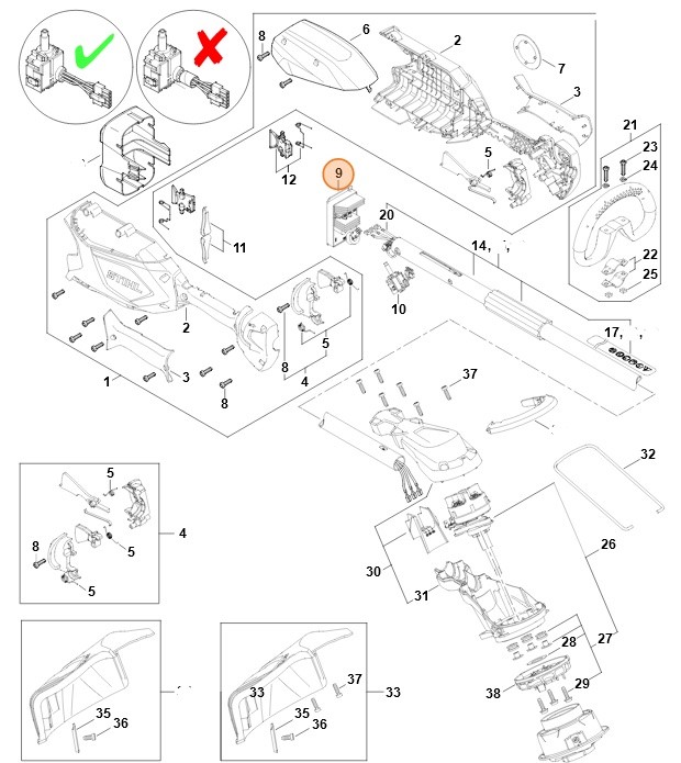 Moduł elektroniczny, Stihl FA054301400
