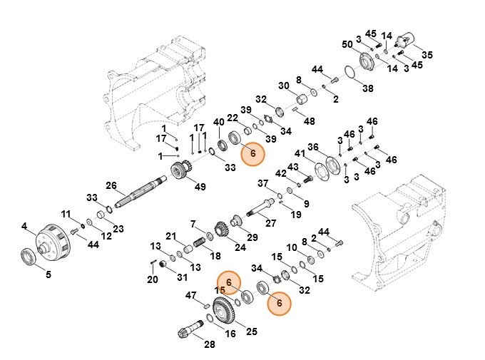 Łożysko kulkowe, Stihl 62516405101
