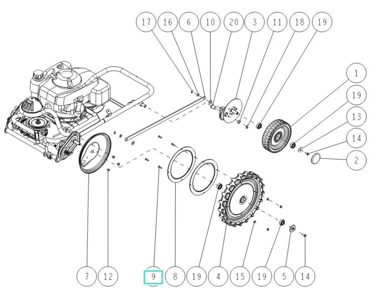 Śruba kolankowa M6x16 , Orec 80-1035-971-00
