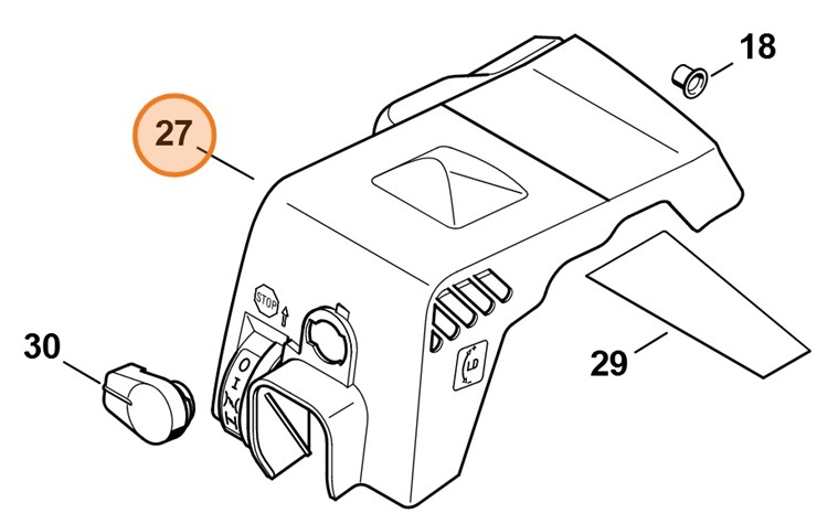 Pokrywa, Stihl 11301404709