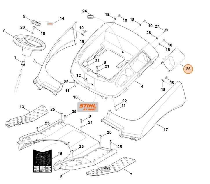 Osłona, Stihl 61707063411