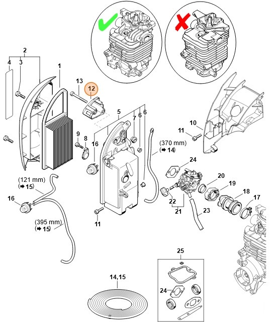 Komora udarowa, Stihl 42821216900