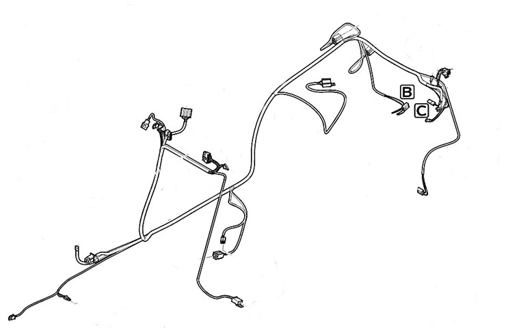 Wiązka przewodów, Stihl 61704403037