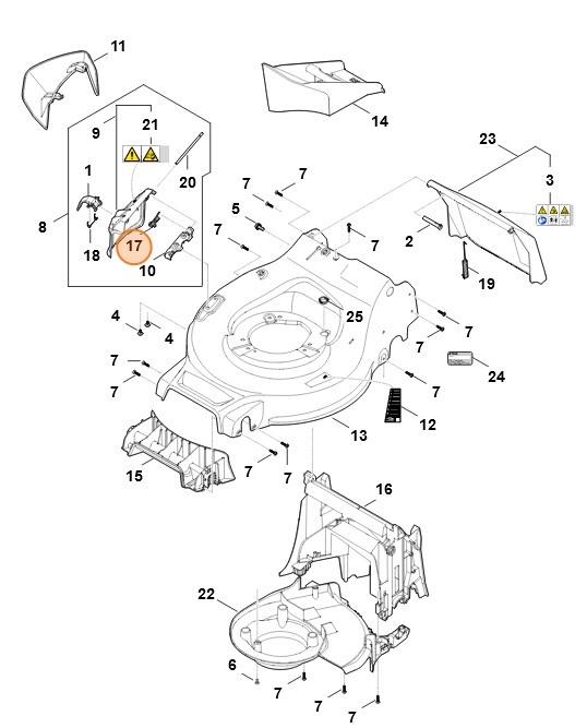 Sprężyna ramieniowa, Stihl WA417034900