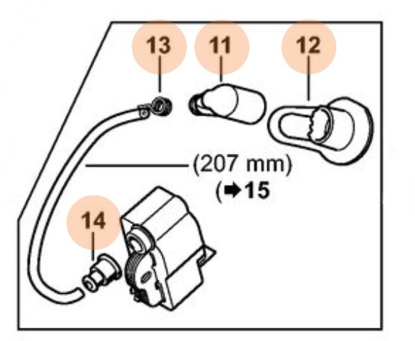 Moduł zapłonowy, Stihl 11404001312