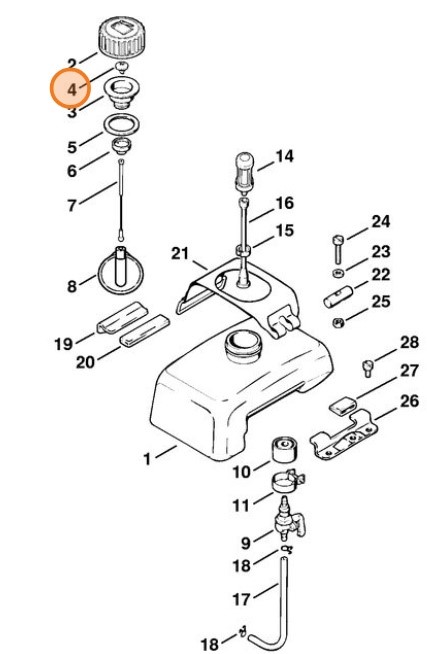 Zawór, Stihl 41143531600