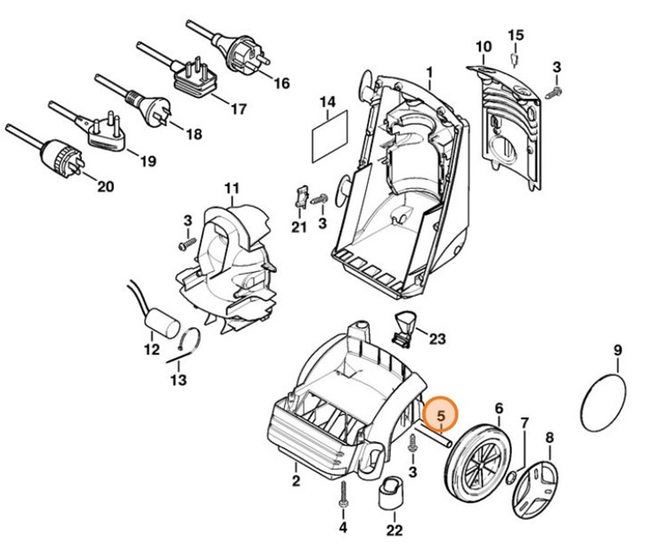 Oś, Stihl 47547917000
