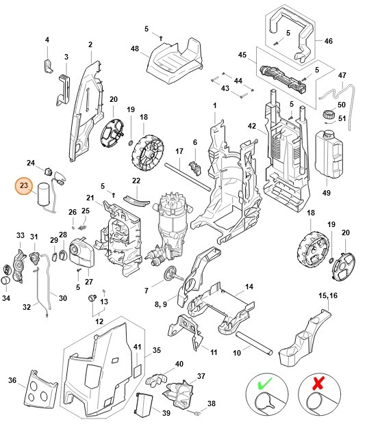 Kondensator, Stihl RE016051003