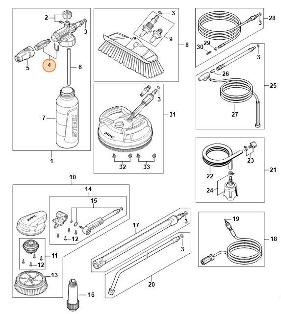 Dysza, Stihl 49105006305