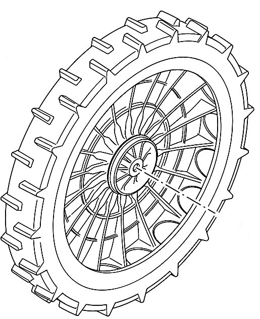 Koło, Stihl IA017000404
