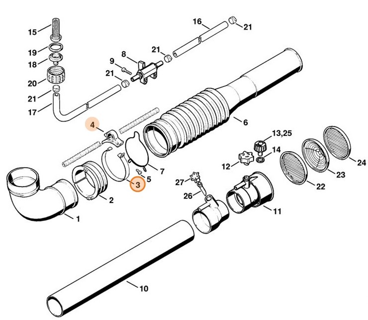 Taśma zaciskowa, Stihl 42037007100