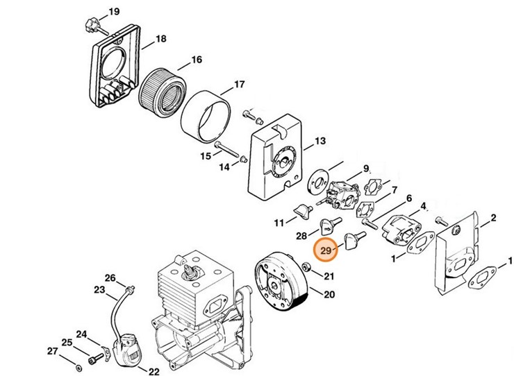 Pokrętło, Stihl 42031829505