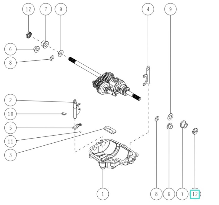 Uszczelniacz KE 12.22.4, Orec 89-5130-122204