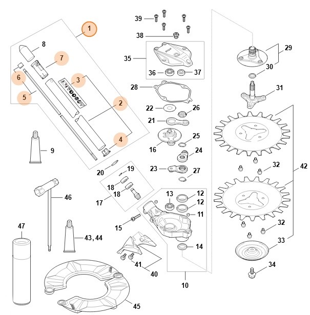 Wysięgnik, Stihl 41807107150