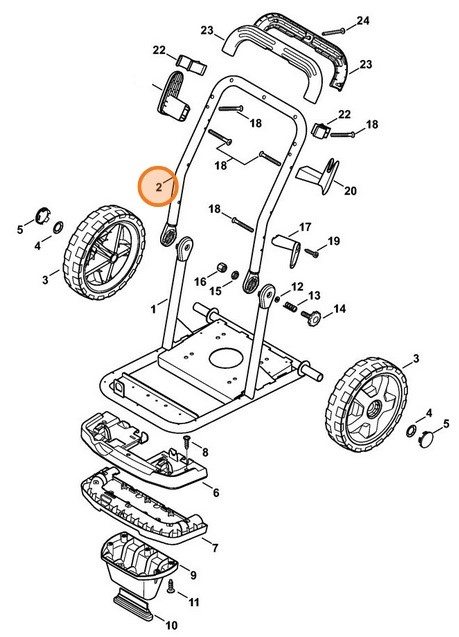 Uchwyt rurowy, Stihl 47807911700