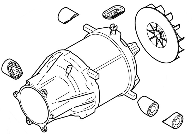Silnik elektryczny, Stihl RE016000205